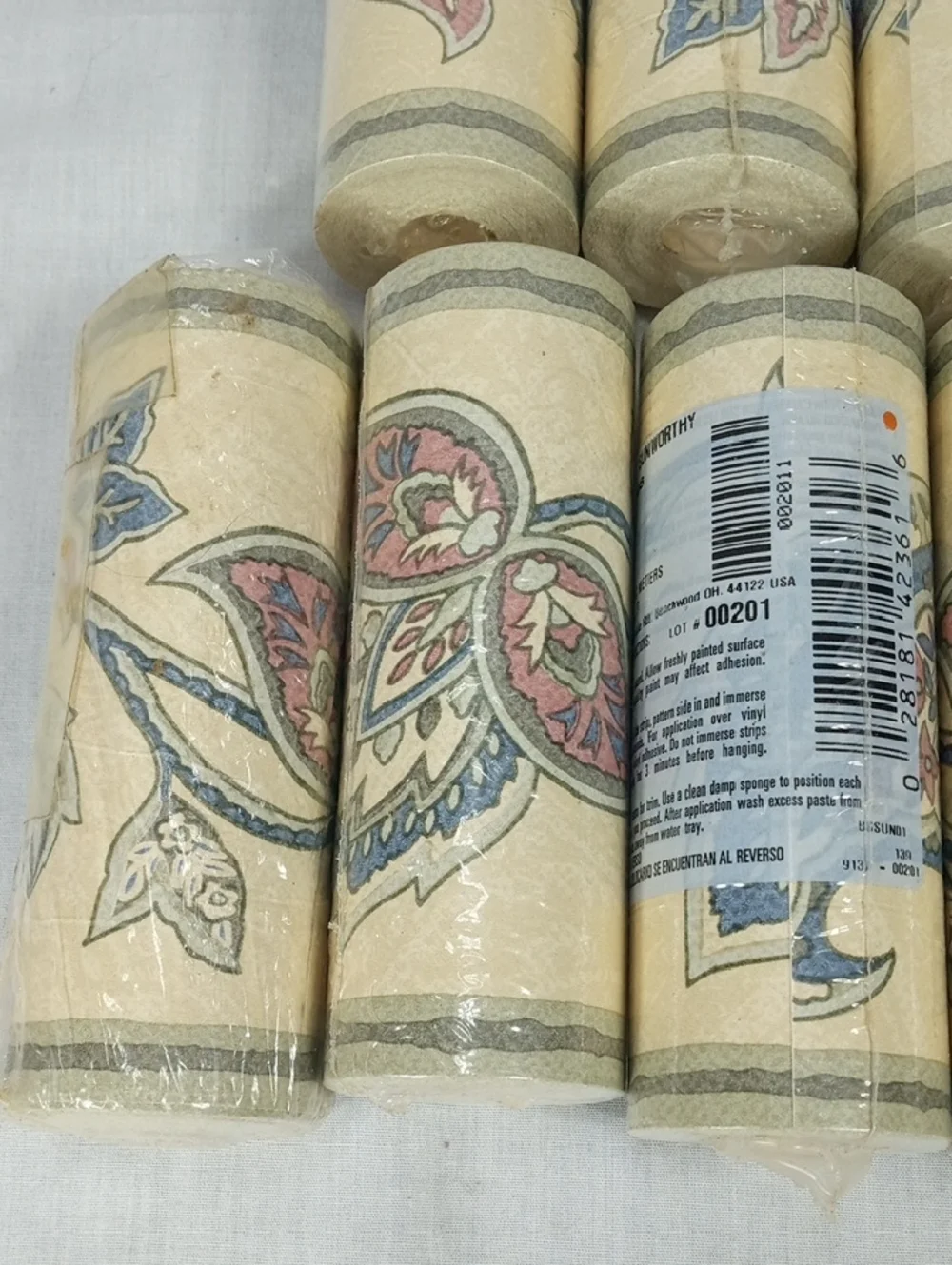 Vintage Sunworthy Wallpaper Border Lot Of 11